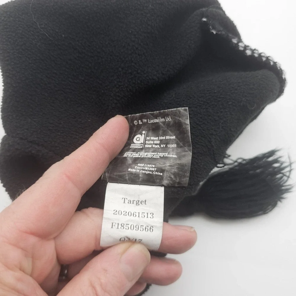 Star Wars‎ Stormtrooper Hat Trapper Boys One Size White Ear Flap Winter Tassel